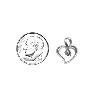 Twist Petit Heart Pendant