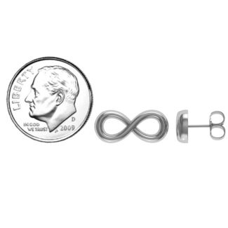 Classic Infinity Earrings – Sterling Silver