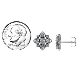 Glittering Multi Stone Earrings