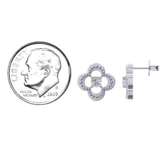 Shimmering Clover Earrings