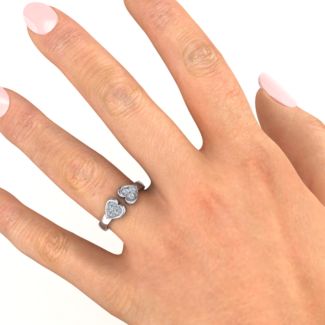 Heart To Heart Wraparound Ring