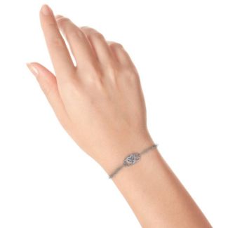 Triple Heart Infinity Bracelet