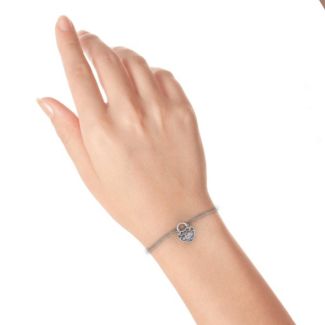 True Love's Lock Caged Bracelet