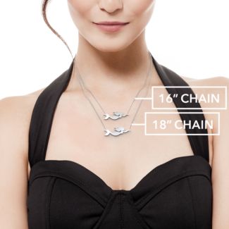 Mermaid Vibes Cutout Necklace – 10K Yellow Gold