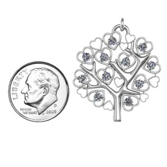 Heart Family Tree Pendant