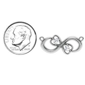 Two Hearts Infinity Pendant