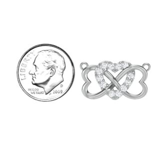 Triple Heart Infinity Pendant