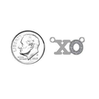 X and a Sparkly O Pendant