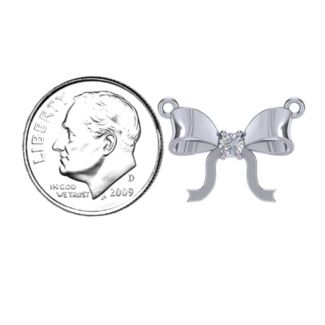Put A Bow On It Pendant – Sterling Silver with Emerald