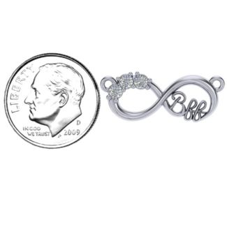 2-4 Stone BFF Infinity Pendant
