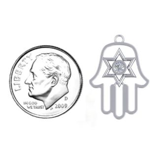 Hamsa with Star of David Pendant