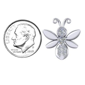 To Bee in Love Pendant – 10K Yellow Gold with Garnet, Emerald, and Opal