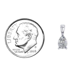 Elegant Pear Stone Pendant