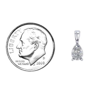 Elegant Pear Stone Pendant