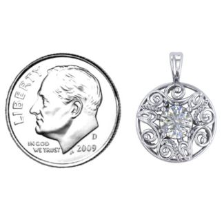Burst of Joy Pendant – Sterling Silver with Peridot