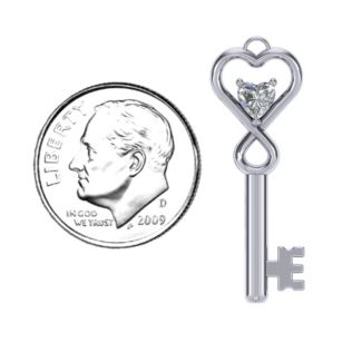 Key to Her Heart Infinity Pendant