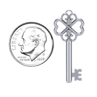 Hearts and Clover Infinity Key Pendant