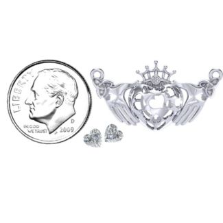 Caged Hearts Claddagh Pendant