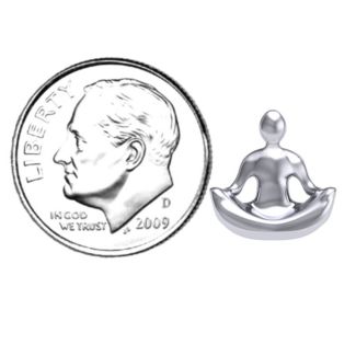 3D Organic "Lotus Pose" Yoga Pendant