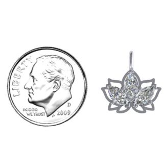 Sparkling Lotus Pendant